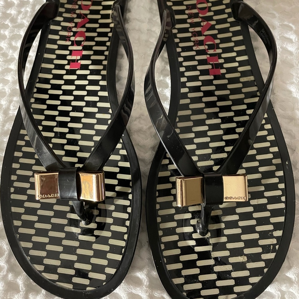 Coach Slippers Size 7B